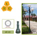 Cột đèn trang trí sân vườn DC02