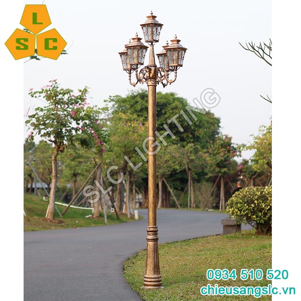 Cột đèn trang trí sân vườn 5 bóng - Chiếu Sáng SLC Việt Nam - SLC ...